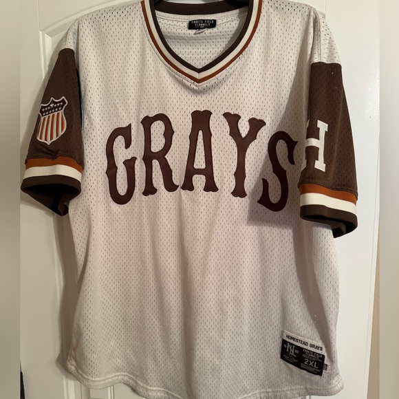2XL Homestead Grays Josh Gibson Ebbets Field flannels stitch jersey. - Picture 1 of 3